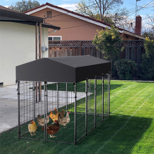 BingoPaw Outdoor Covered Dog Pen Wayfair